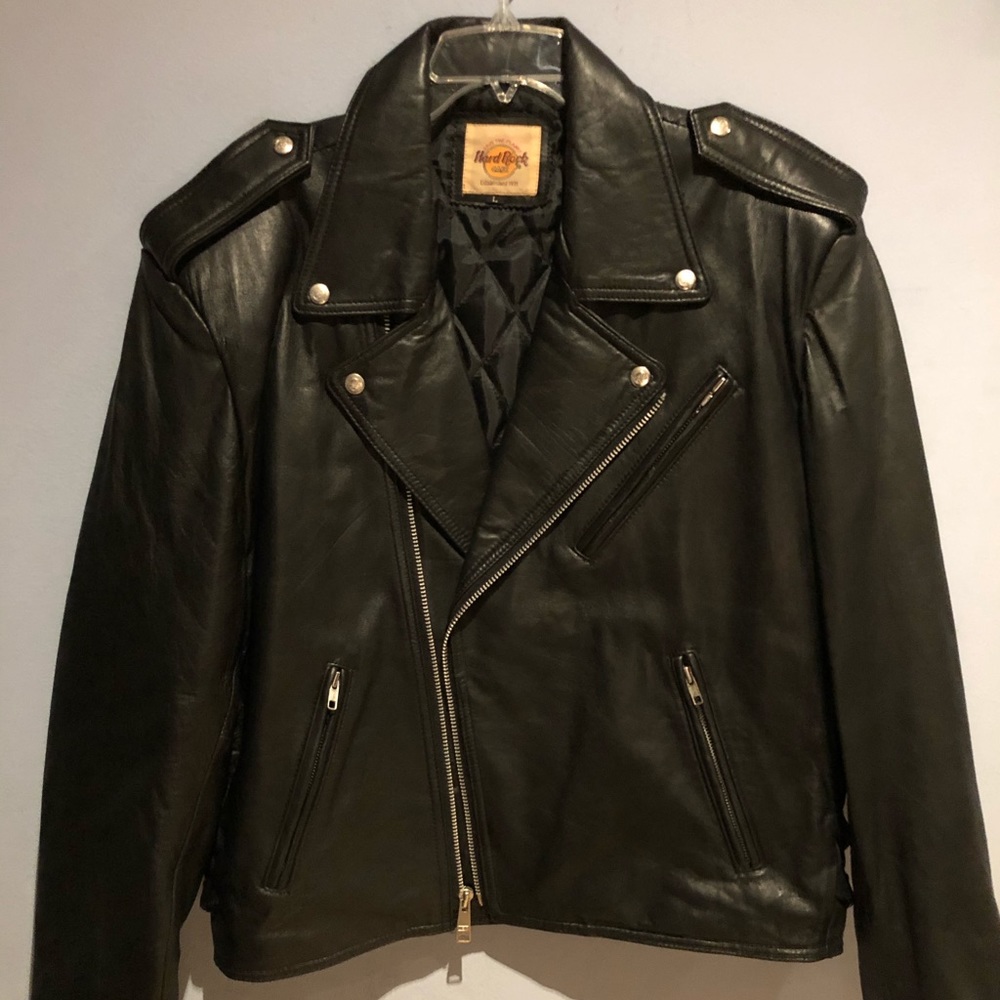 Hard Rock Cafe Nashville Leather Jacket